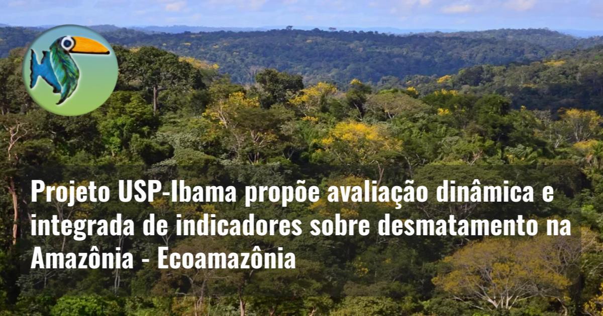 Projeto USP-Ibama propõe avaliação dinâmica e integrada de indicadores sobre desmatamento na Amazônia